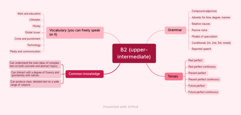 B2 Grammar and Vocabulary Overview | PDF