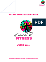 Entrenamiento Pesos Libres Junio 2020