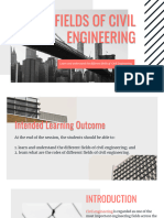 Module 4 - Fields of Civil Engineering (PPT Presentation)