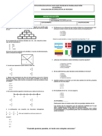 Evaluacion Acumulativa Matematicas 7° III Periodo 2023