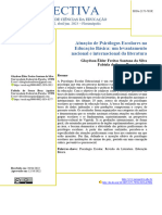 Texto 5 - Atuação de Psicólogos Escolares Na Educação Básica, Um Levantamento Nacional e Internacional Da Literatura