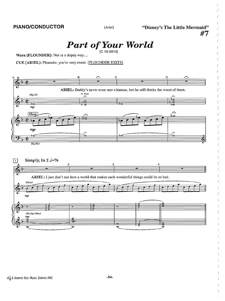Part of Your World | PDF