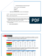 Informe de La Evaluacion Diagnostica Por Áreas