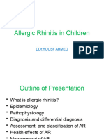 Allergic Rhinitis in Children: DDR - Yousf Ahmed
