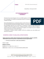 Recepción de Estudiantes A Las Prácticas Docentes