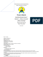 Proiect Model A Activitatii