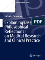 Explaining Disease: Philosophical Reflections On Medical Research and Clinical Practice