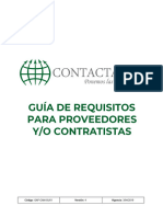 Gaf-Cam-Gu01 Guía de Requisitos para Proveedores y - o Contratistas - Administración Barranquilla