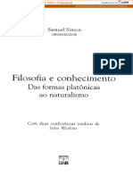 Filosofia e Conhecimento: Das Formas Platônicas Ao Naturalismo