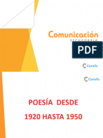 Poesía Desde 1920 Hasta 1950