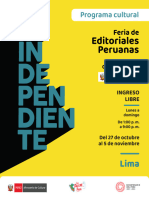 Programacion - La Independiente Lima 2023