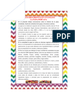 Texto Descriptivo (La Papa Peruana)