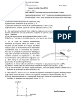 Examen Parcial de Física I BFI 01