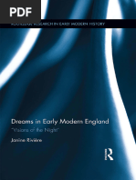 Dreams in Early Modern England "Visions of The Night" by Janine Rivière