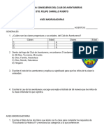 Examen para Consejeros Del Club de Aventureros