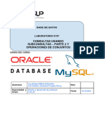 Base de Datos Semana 7