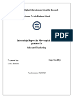 Internship Report - Donia Temimi
