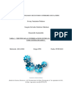 TAREA 2 - Identificar Las Interrelaciones Entre Los Tres Escenarios Como Sistema Dinamico