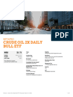 Crude Oil 2X Daily Bull Etf: Betapro