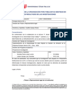 Anexo 4 - Carta para Autorización de Investigación en Empresas o Instituciones