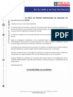 Condenando A 50 Años de Prisión Responsable de Realizar Un Secuestro en El Cesar