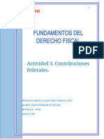 Act 3 Contribuciones Federales