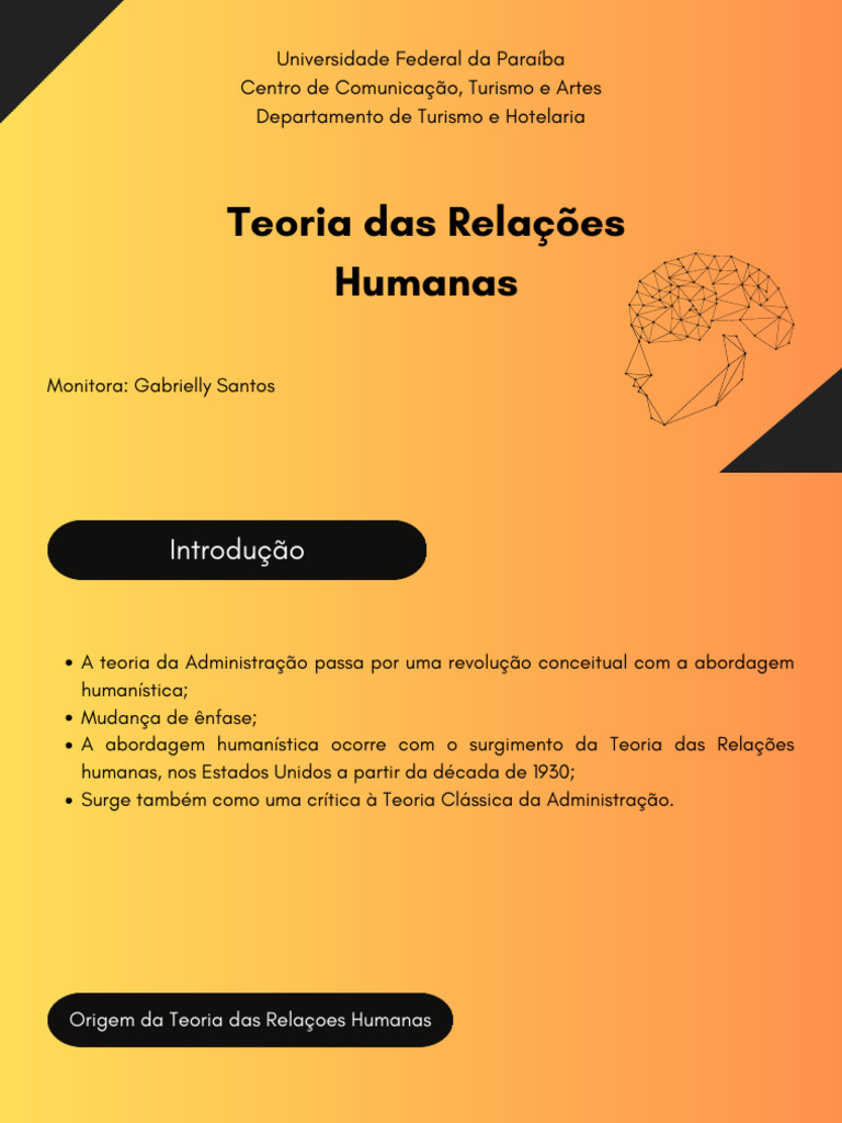 Teoria Das Relações Humanas Pdf Psicologia Science
