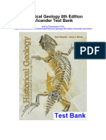 Historical Geology 8th Edition Wicander Test Bank