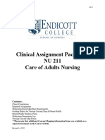 2022 Care of Adults Clinical Paperwork Concept Map