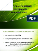 Martinkovičová - Postmoderné Prístupy V Kar. Poradenstve & Kariérová Adaptabilita