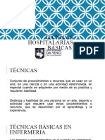 Técnicas Hospitalarias Básicas Sesión 1