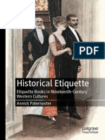 Annick Paternoster - Historical Etiquette - Etiquette Books in Nineteenth-Century Western Cultures-Palgrave Macmillan (2022)