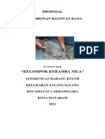 Proposal Ikan Keramba Nila