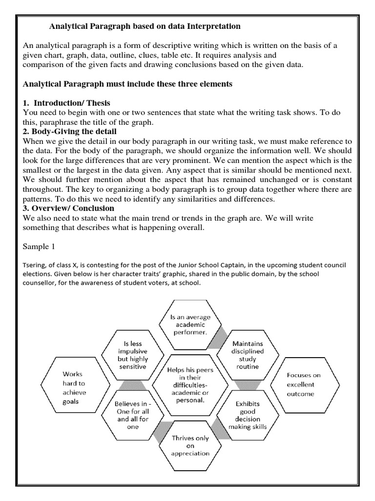 Analytical Paragraph Based On Data Interpretation | PDF | Data | Leadership