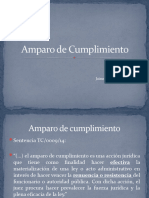 Amparo de Cumplimiento