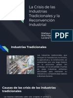 La Crisis de Las Industrias Tradicionales y La Reconversión Industrial - 1