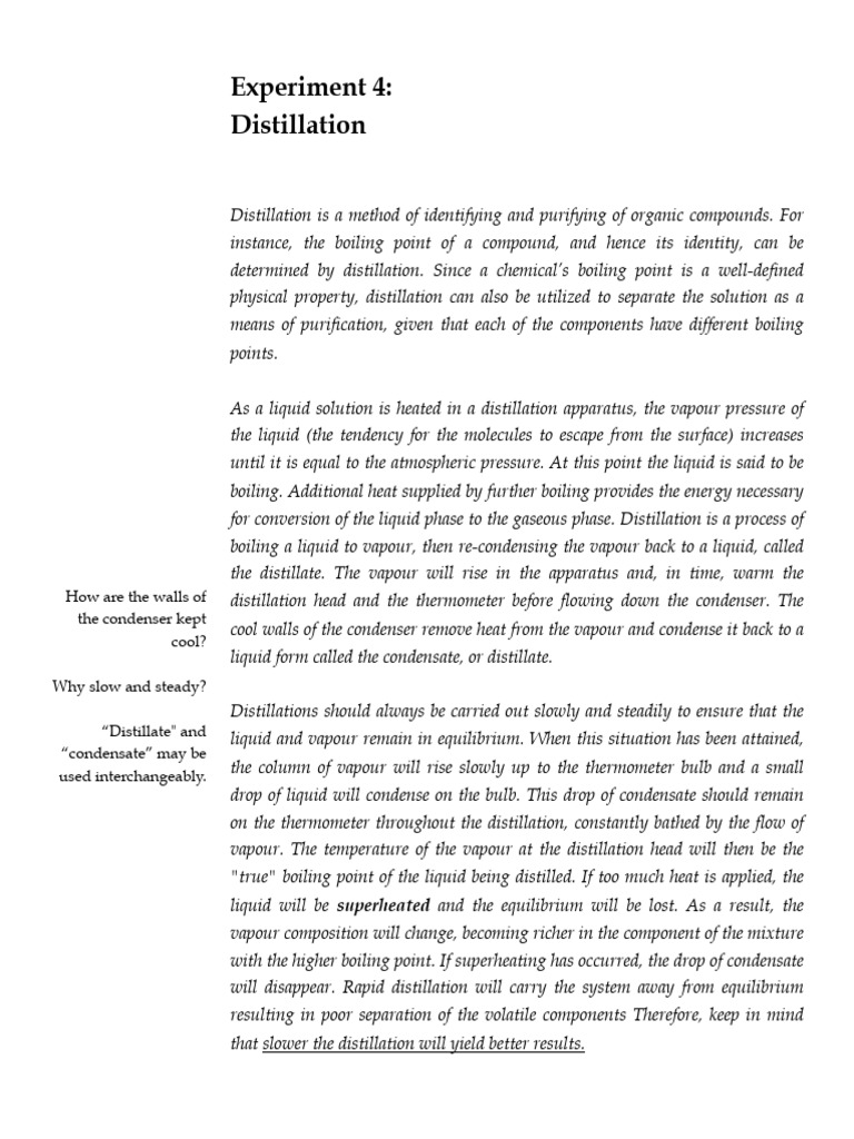 Distillation Final Pdf Distillation Vapor