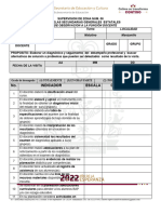 Visita Diagnostica en Formato Oficial para El Docente 22 23