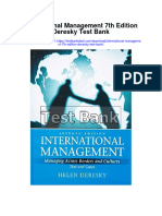International Management 7th Edition Deresky Test Bank