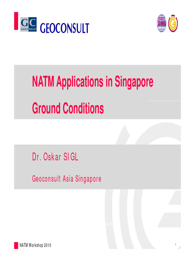 NATM Tunneling Techniques in Singapore | PDF | Tunnel | Civil Engineering