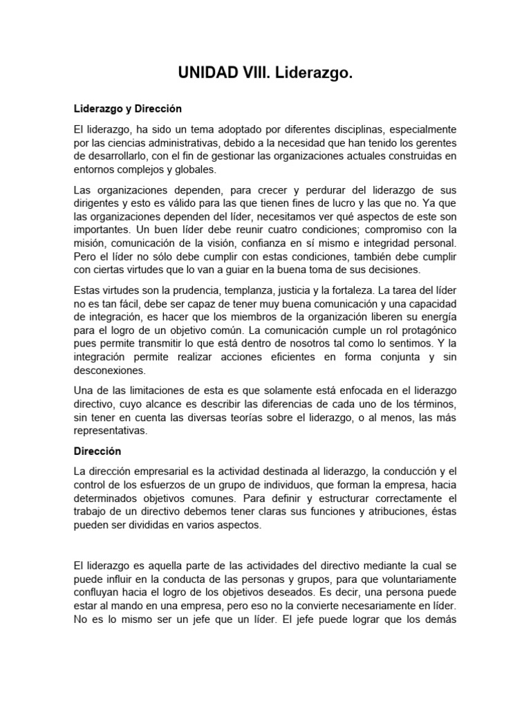 Claves del Liderazgo Efectivo en Empresas | PDF | Liderazgo | Business
