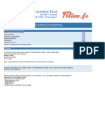 Filim Exercice Excel 3 Défis Tableaux de Bord TCD GCD Fonctions 1