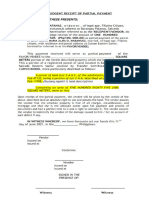 Acknowledgment Receipt of Partial Payment PDF Real Estate Natural Resources Law
