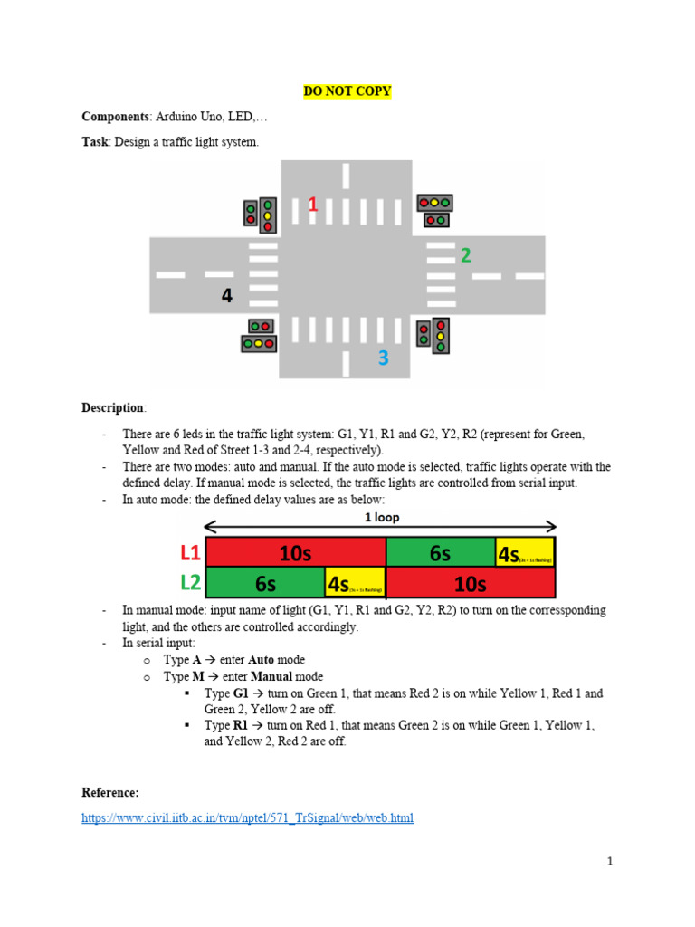 Traffic Light System Design Guide | PDF
