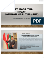 JHT - Ingat Masa Tua, Ingat Jaminan Hari Tua - Semarang 2023