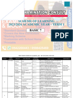 Term 1 - Basic 7 Scheme of Learning