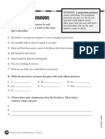 Possessive Pronouns5 - 1