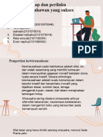 Kelompok 3 Sikap Dan Perilaku Wirausahawan Yang Sukses