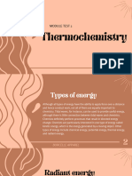 Thermochemistry: Module Test 2