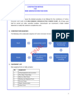 Metode Konstruksi Turbine Generator Work